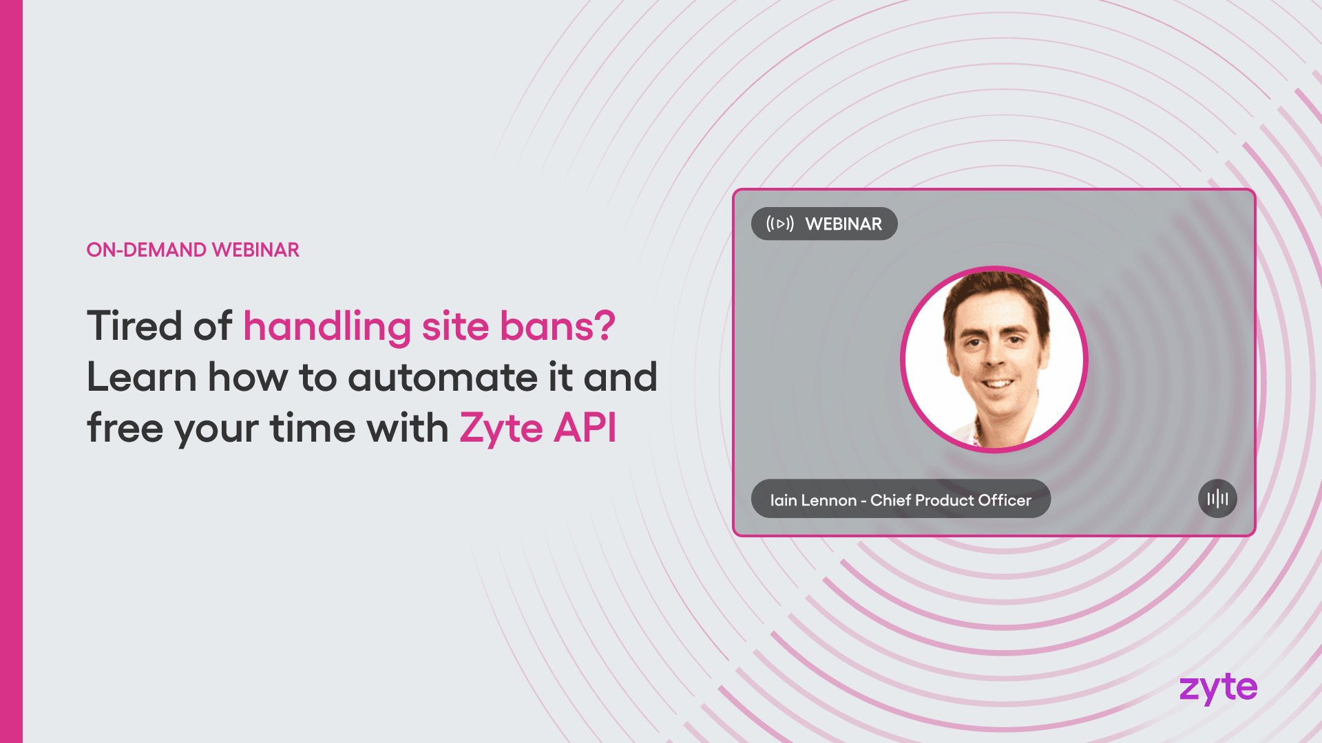 Tired of handling site bans? Learn how to automate it and free your time with Zyte API