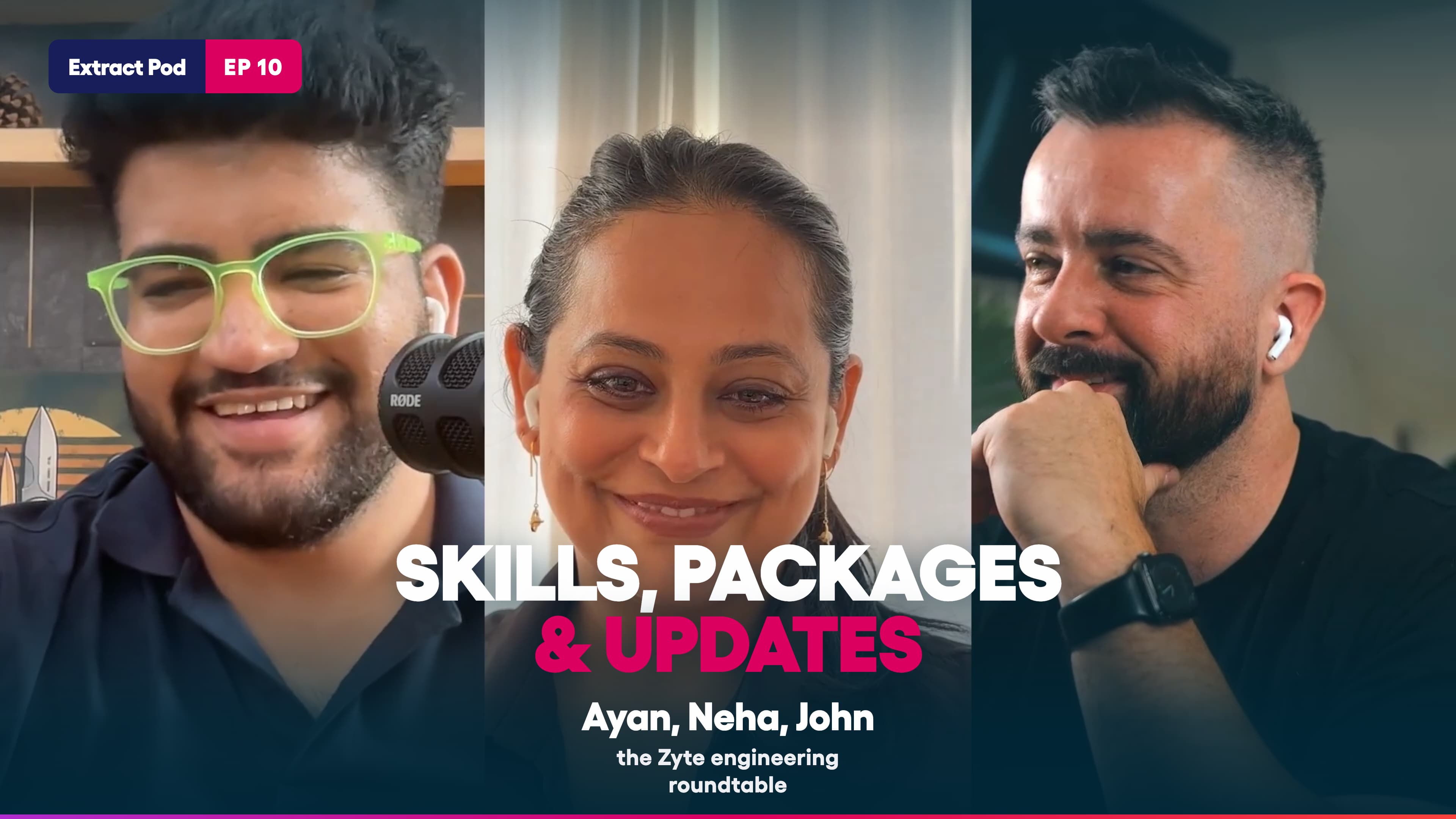 Podcast Episode 10 is out: Skills, packages & updates
