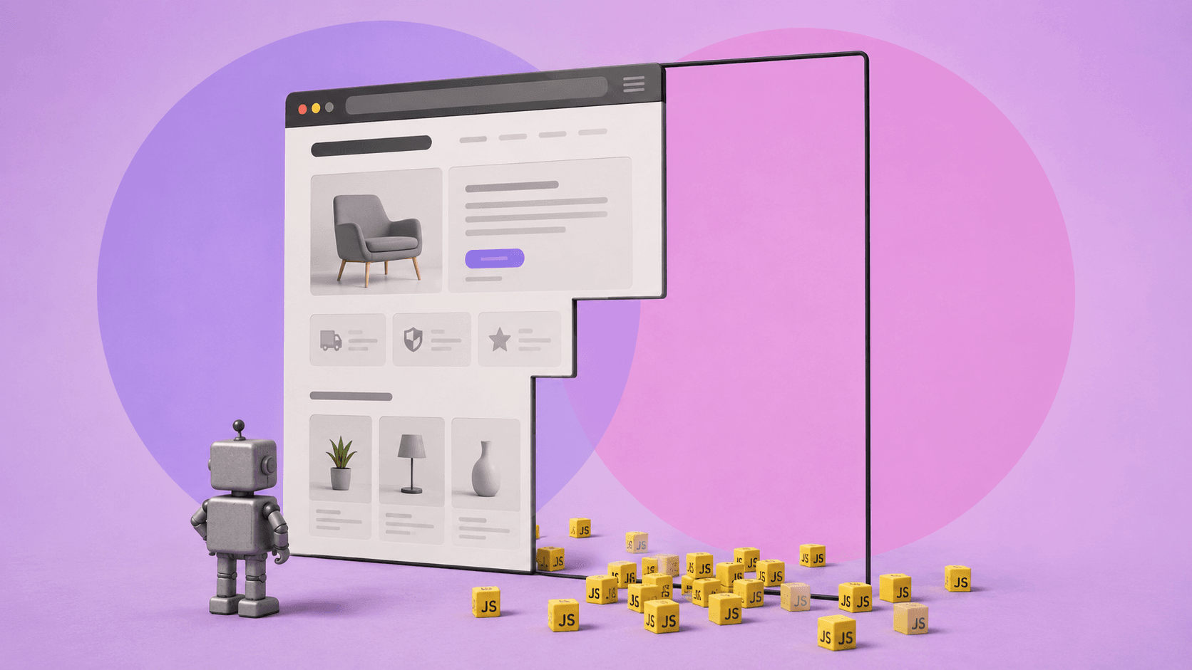 JavaScript renders almost half of sites invisible