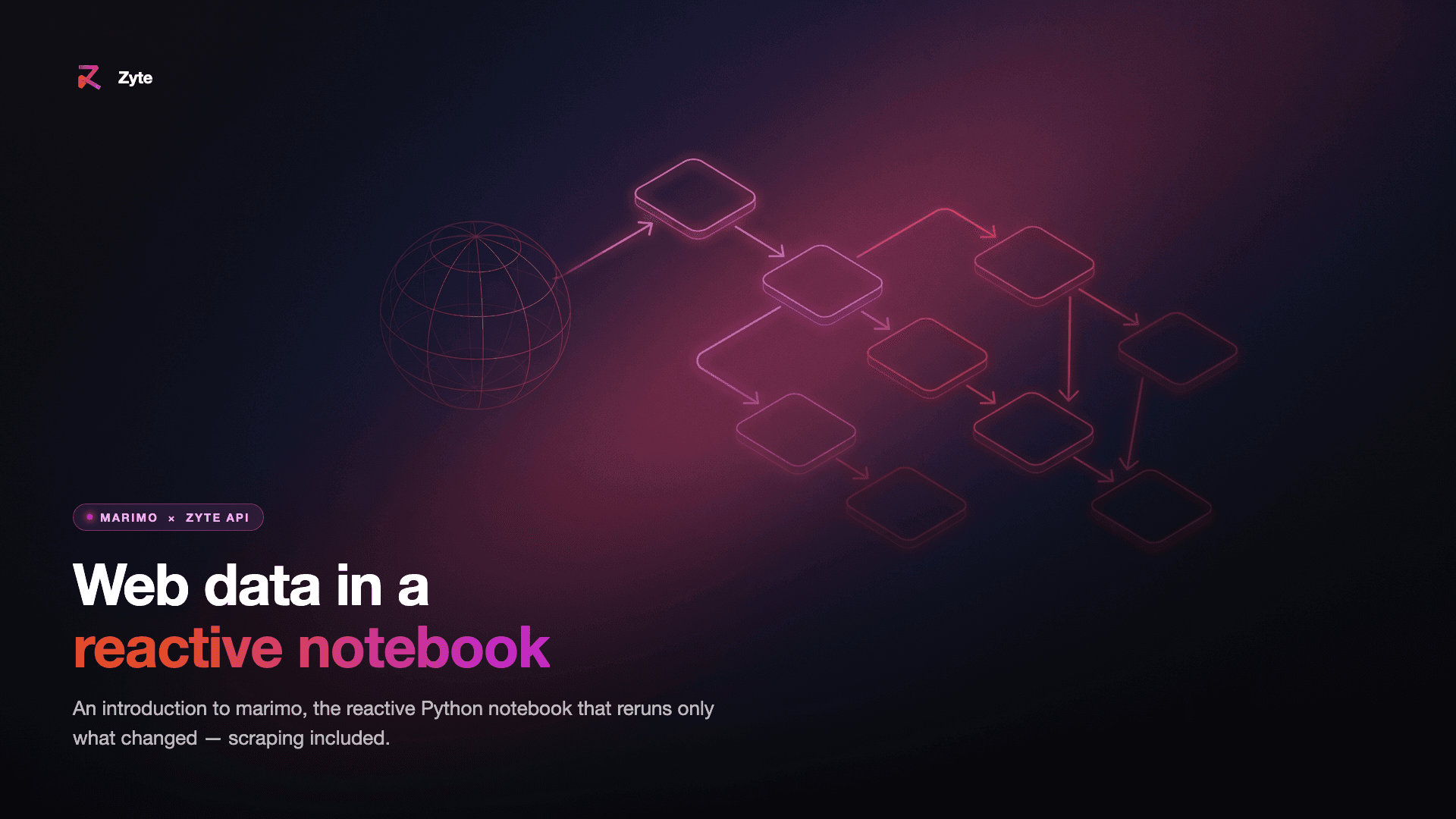 Web data in a reactive notebook: an introduction to marimo