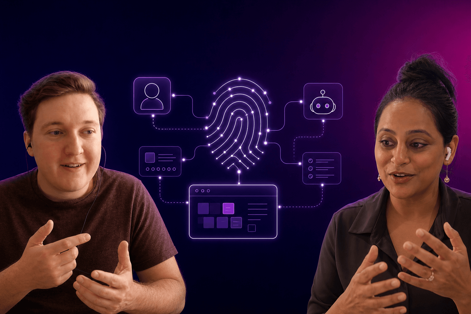 The web is synthetic. Now look at the human trail