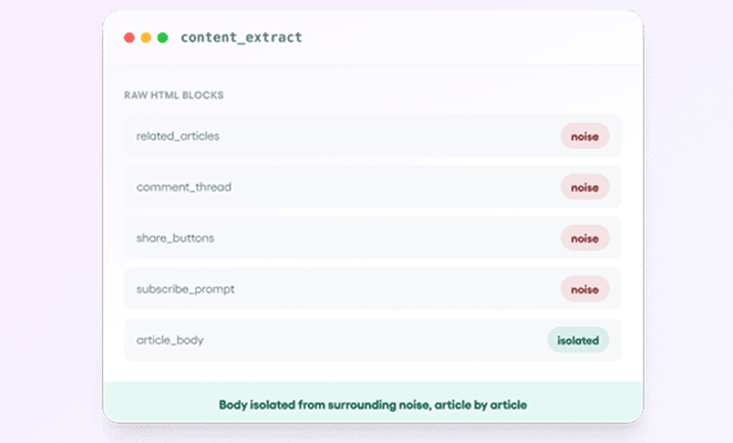 Boilerplate hides the story