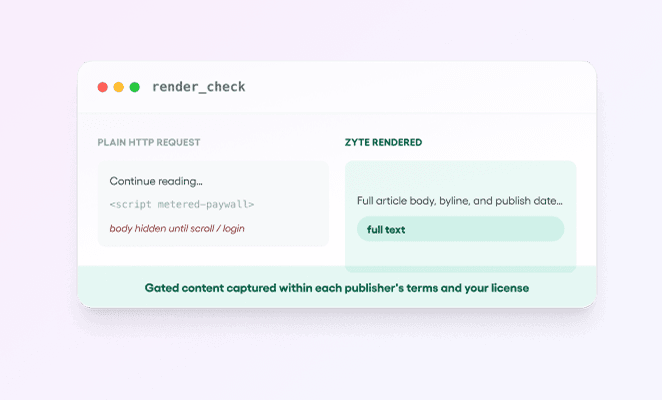 Paywalls and lazy-loaded content