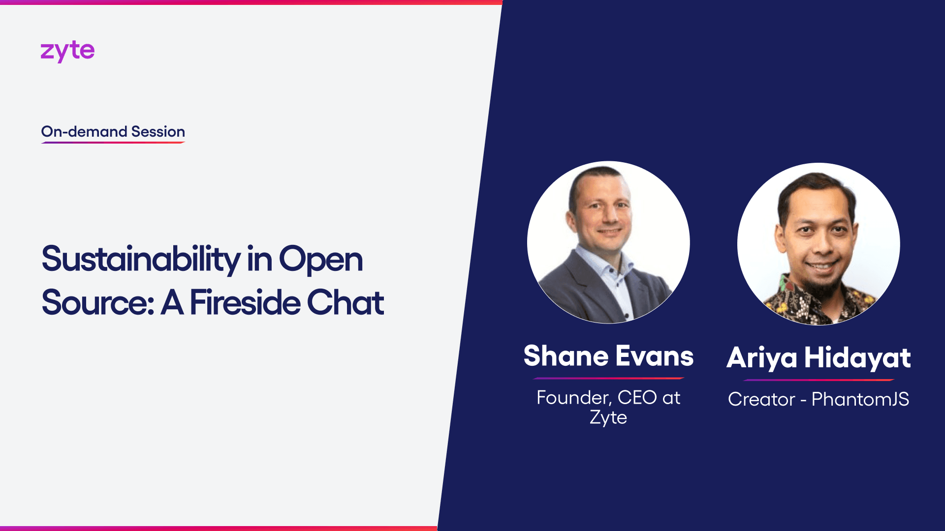 Sustainability in Open Source | Fireside Chat
