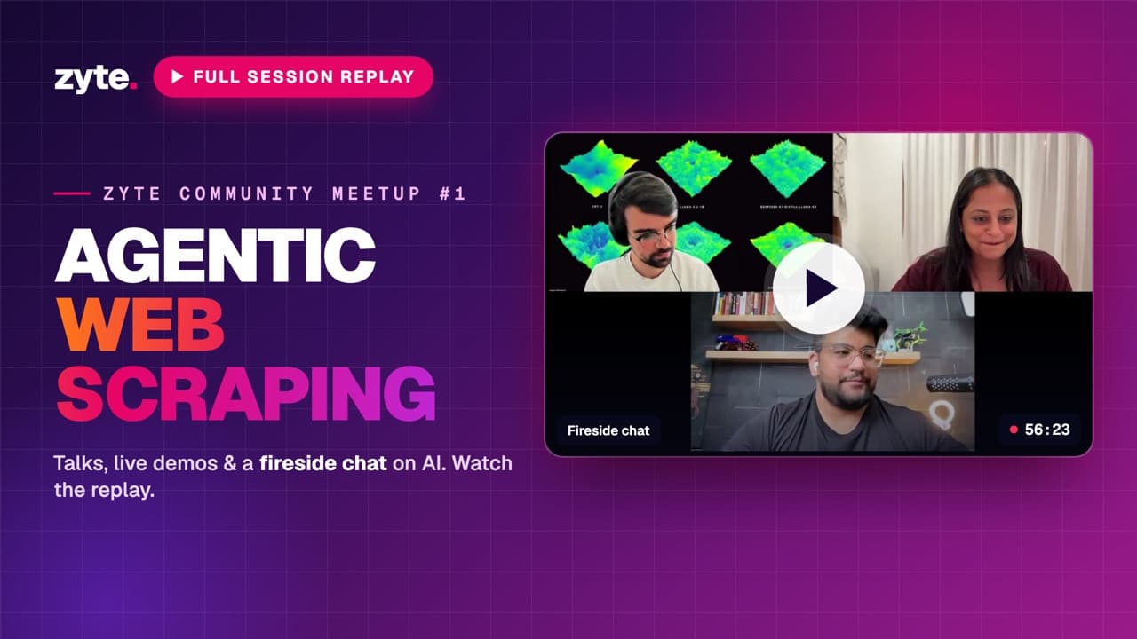 Zyte's first Developer Community Meetup: the recap, slides, and recording