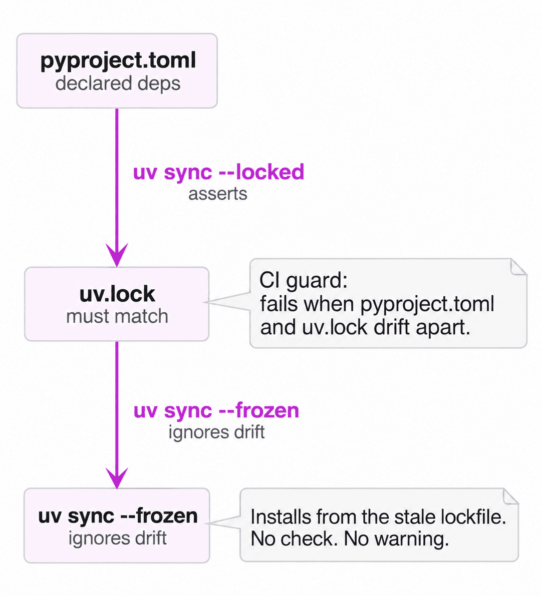 uv sync --locked