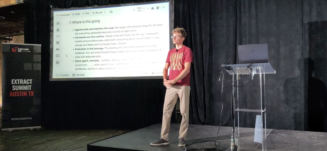 Konstantin Lopukhin at Extract Summit Austin.